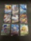 9 Count Lot of Modern Pokemon Holofoil Rare Cards from Huge Box Breaker Collection