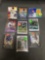 9 Card Lot of REFRACTORS and PRIZMS Baseball Cards from Huge Store Closeout Collection - Stars+