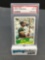 PSA Graded 1985 Topps #115 RICKEY HENDERSON A's Vintage Baseball Card - MINT 9