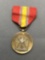 Vintage US National Defense Armed Forces Medal w/ Eagle and Red Yellow Stripe from Estate