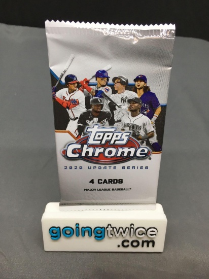 Factory Sealed 2020 Topps Chrome Update Baseball 4 Card Pack