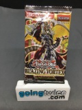 Factory Sealed Yu-Gi-Oh Yugioh BLAZING VORTEX 9 Card Booster Pack