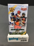 Factory Sealed 2020 TOPPS HOLIDAY Baseball 10 Card Pack