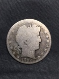 1902-O United States Barber Silver Half Dollar - 90% Silver Coin from Estate