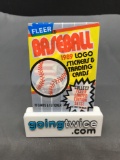 Factory Sealed 1989 FLEER Baseball 15 Card Pack - 1 Sticker