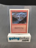 Vintage Magic the Gathering Revised LIGHTNING BOLT Trading Card from Huge Collection