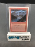 Vintage Magic the Gathering Revised LIGHTNING BOLT Trading Card from Huge Collection