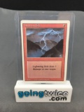 Vintage Magic the Gathering Revised LIGHTNING BOLT Trading Card from Huge Collection