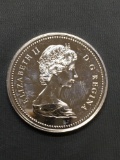 1975 Canada Silver Dollar - 50% Silver Coin from Estate