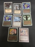 8 Card Lot of Vintage Magic the Gathering REVISED Trading Cards from Huge Collection