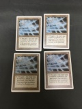4 Count Lot of Vintage Magic the Gathering Revised SOUL NET Trading Cards from Huge Collection