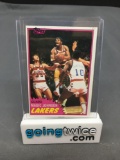 1981-82 Topps #21 MAGIC JOHNSON Lakers Vintage Basketball Card