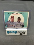 1959 Topps #317 NL Hitting Stars WILLIE MAYS Vintage Baseball Card