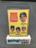 1962 Topps #60 NL Strikeout Leaders SANDY KOUFAX Dodgers Vintage Baseball Card
