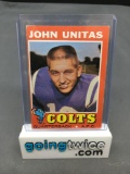 1971 Topps #1 JOHNNY UNITAS Colts Vintage Football Card