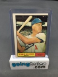 1961 Topps #443 DUKE SNIDER Dodgers Vintage Baseball Card