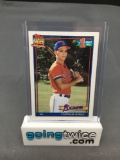 1991 Topps #333 CHIPPER JONES Braves ROOKIE Baseball Card