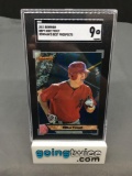 SGC Graded 2011 Bowman's Best Prospects MIKE TROUT Angels ROOKIE Baseball Card - MINT 9