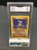 GMA Graded 1999 Pokemon Jungle 1st Edition #50 CUBONE Trading Card - MINT 9