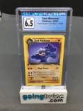 CGC Graded 2000 Pokemon Team Rocket 1st Edition #27 DARK MACHAMP Rare Trading Card - EX-NM+ 6.5