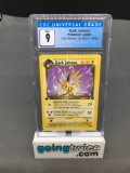 CGC Graded 2000 Pokemon Team Rocket 1st Edition #38 DARK JOLTEON Trading Card - MINT 9