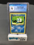 CGC Graded 2000 Pokemon Team Rocket 1st Edition #46 DARK WARTORTLE Trading Card - MINT 9