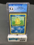 CGC Graded 2000 Pokemon Team Rocket 1st Edition #65 PSYDUCK Trading Card - GEM MINT 9.5