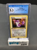 CGC Graded 2000 Pokemon Team Rocket 1st Edition #66 RATTATA Trading Card - NM-MT+ 8.5