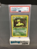 PSA Graded 1999 Pokemon Jungle 1st Edition #14 VICTREEBEL Holofoil Rare Trading Card - NM 7