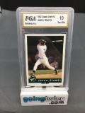 FGA Graded 1992 Classic Draft #42 JASON GIAMBI Yankees ROOKIE Baseball Card - GEM MINT 10