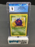 CGC Graded 1999 Pokemon Jungle 1st Edition #63 VENONAT Trading Card - MINT 9