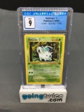 CGC Graded 1999 Pokemon Jungle 1st Edition #57 NIDORAN Trading Card - MINT 9