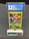 CGC Graded 1999 Pokemon Jungle 1st Edition #59 PARAS Trading Card - MINT 9