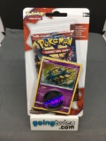 Factory Sealed Pokemon Sun & Moon CRIMSON INVASION 10 Card Booster Pack in Blister with Promo