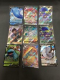 9 Count Lot of Modern Pokemon Holofoil Rare Cards from Huge Box Breaker Collection