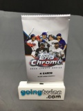 Factory Sealed 2020 Topps Chrome Update Baseball 4 Card Pack