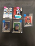 5 Card Lot of CERTIFIED Baseball Autographed Cards from Huge Store Closeout Collection