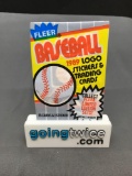 Factory Sealed 1989 FLEER Baseball 15 Card Pack - 1 Sticker - Ken Griffey Jr. Rookie? Bill Ripken FF