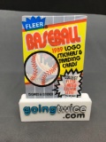 Factory Sealed 1989 FLEER Baseball 15 Card Pack - 1 Sticker - Ken Griffey Jr. Rookie? Bill Ripken FF