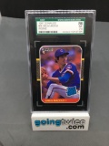 SGC Graded 1987 Donruss #36 GREG MADDUX Braves Cubs ROOKIE Baseball Card - NM+ 7.5