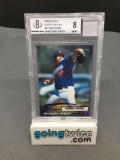 BGS Graded 1998 Skybox Dugout Axcess HIDEO NOMO Dodgers Jersey Baseball Card - NM-MT 8