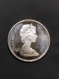 1965 Canada Silver Quarter - 80% Silver Coin from Estate - UNCIRCULATED - 0.15 Ounce ASW