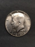 1968 United States Kennedy Silver Half Dollar - 40% Silver Coin from Estate