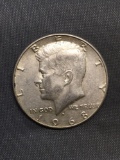 1968 United States Kennedy Silver Half Dollar - 40% Silver Coin from Estate