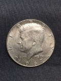 1967 United States Kennedy Silver Half Dollar - 40% Silver Coin from Estate