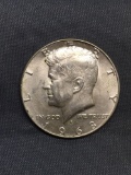 1968 United States Kennedy Silver Half Dollar - 40% Silver Coin from Estate