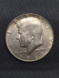 1968 United States Kennedy Silver Half Dollar - 40% Silver Coin from Estate