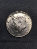 1968 United States Kennedy Silver Half Dollar - 40% Silver Coin from Estate