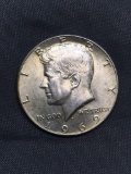 1969 United States Kennedy Silver Half Dollar - 40% Silver Coin from Estate