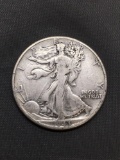 1943 United States Walking Liberty Silver Half Dollar - 90% Silver Coin